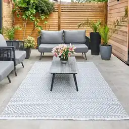 Costco Concept Looms Jazz Blue Indoor Outdoor Rug, in 2 Sizes offer