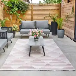 Costco Concept Looms Jazz Pink Indoor Outdoor Rug, in 2 Sizes offer