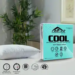 Costco REM-Fit Tencel Cool Pillow Protector, 2 Pack offer