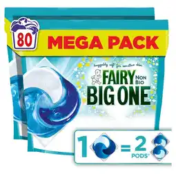 Costco Fairy The Big One Non Bio Pods, 80 Wash offer