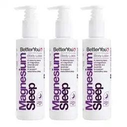 Costco BetterYou Magnesium Sleep Lotion, 3 x 180ml offer