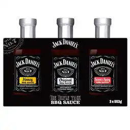 Costco Jack Daniel's BBQ Sauce Variety Pack, 3 x 553g offer