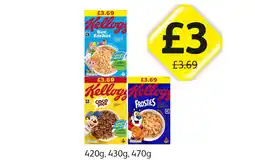 Londis Kelloggs Rice Krispies, Coco Pops, Frosties offer