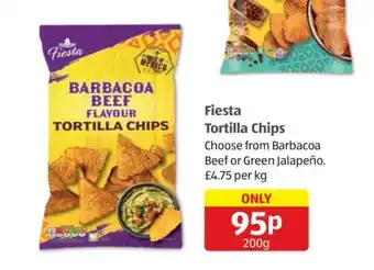 Aldi Fiesta Tortilla Chips offer