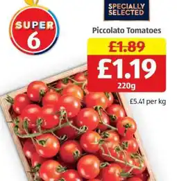 Aldi Piccolato Tomatoes offer