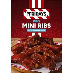 Iceland TGI Fridays BBQ Mini Ribs with Honey BBQ Sauce 420g offer
