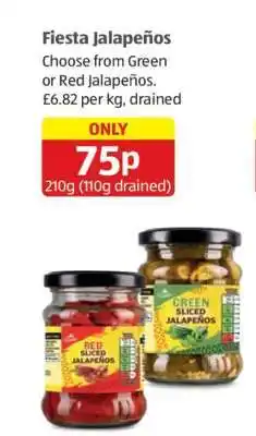 Aldi Fiesta Jalapeños offer