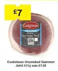 SuperValu Cookstown Unsmoked Gammon Joint 850g offer
