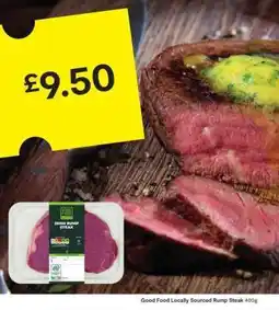SuperValu Good Food Locally Sourced Rump Steak 400g offer