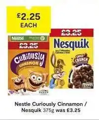 SuperValu Nestle Curiously Cinnamon / Nesquik offer