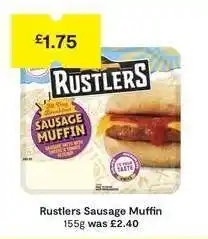 SuperValu Rustlers Sausage Muffin offer