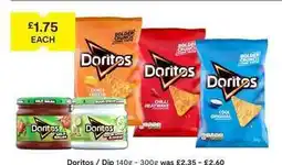 SuperValu Doritos / Dip 140g – 300g offer