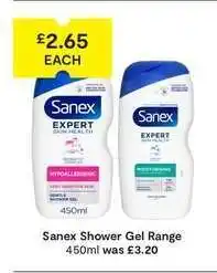 SuperValu Sanex Shower Gel Range offer