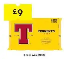 SuperValu Tennent's Lager offer