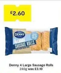 SuperValu Denny 4 Large Sausage Rolls offer