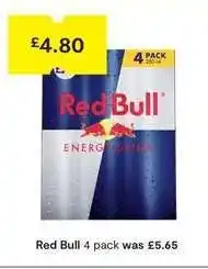 SuperValu Red Bull 4 pack offer