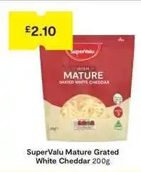 SuperValu SuperValu Mature Grated White Cheddar 200g offer