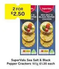 SuperValu SuperValu Sea Salt & Black Pepper Crackers offer