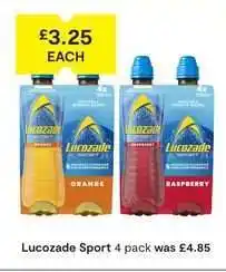 SuperValu Lucozade Sport 4 pack offer