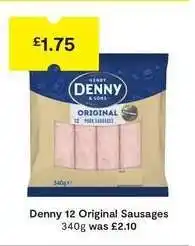 SuperValu Denny 12 Original Sausages offer