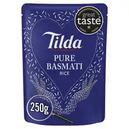 Iceland Tilda Microwave Pure Basmati Rice 250g offer