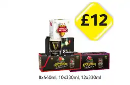 Londis Stella Artois, Guinness, Kopparberg Strawberry & Lime, Mixed Fruit offer