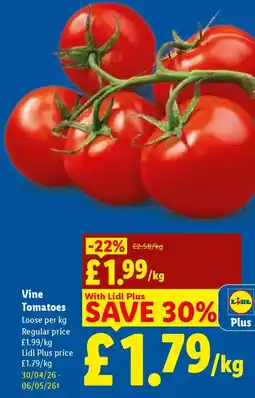 Lidl Vine Tomatoes offer