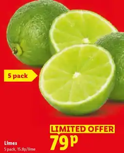 Lidl Limes offer