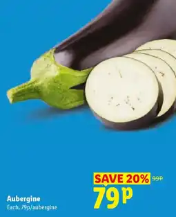 Lidl Aubergine offer