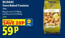 Lidl BELBAKE Oven Baked Croutons offer