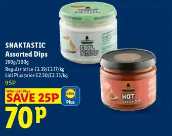 SNAKTASTIC Assorted Dips