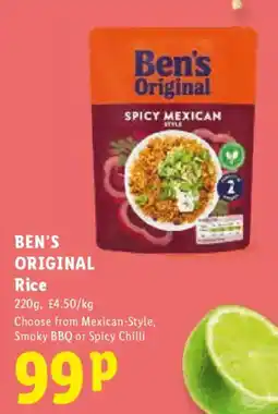 Lidl BEN'S ORIGINAL Rice offer