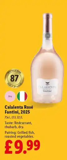 Lidl Calalenta Rosé Fantini, 2025 offer