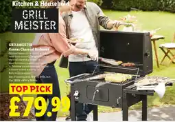 Lidl GRILLMEISTER Kansas Charcoal Barbecue offer