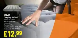 Lidl CRIVIT Camping Air Bed offer