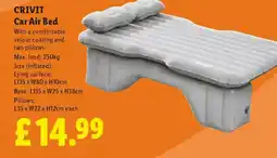 Lidl CRIVIT Car Air Bed offer