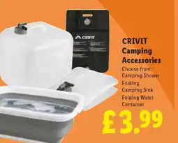 Lidl CRIVIT Camping Accessories offer