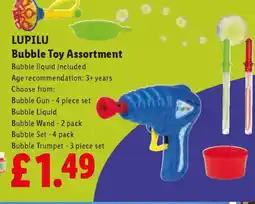 Lidl LUPILU Bubble Toy Assortment offer