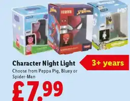 Lidl Character Night Light offer