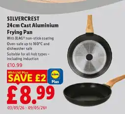 Lidl SILVERCREST 24cm Cast Aluminium Frying Pan offer