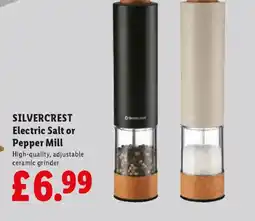 Lidl SILVERCREST Electric Salt or Pepper Mill offer