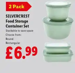 Lidl SILVERCREST Food Storage Container Set offer