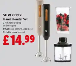 Lidl SILVERCREST Hand Blender Set offer