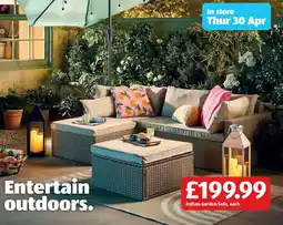 Aldi Rattan Garden Sofa offer