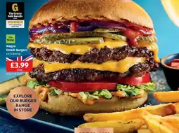 Aldi Wagyu Smash Burgers offer