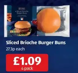 Aldi Sliced Brioche Burger Buns offer