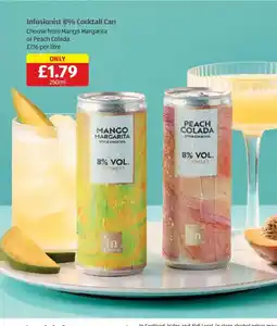 Aldi Infusionist 8% Cocktail Can offer