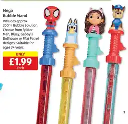 Aldi Mega Bubble Wand offer