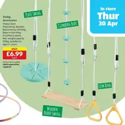 Aldi Swing Accessories offer