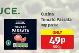 Aldi Cucina Tomato Passata offer